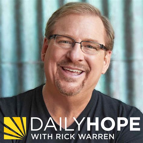 pastor rick daily hope|daily hope inspiration rick warren.